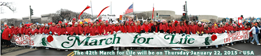 March for Life - Thursday January 22, 2015 Washington, D.C., USA - MarchForLife.org