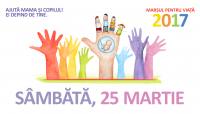 Marsul Pentru Viata (Pro Vita) in Romania si Republica Moldova 2017: Ajuta mama si copilul! Ei depind de tine. - Vino la Marsul Pentru Viata (Pro-Vita, Pro-Life) sambata 25 martie 2017!