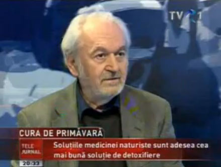 Detoxifierea organismului - Detoxificare, E-uri, Toxine - Toxinele acumulate in exces in organism pot provoca dureri articulare si alte probleme aparent inexplicabile - Cura de sanatate - Prof. Dr. Pavel Chirila - TVR1 TeleJurnal - 20 Martie 2010 - 13 minute