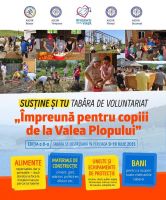 Sustine si tu: Tabara de voluntariat Impreuna pentru copiii de la Valea Plopului si Valea Screzii - Asociatia Pro Vita pentru Nascuti si Nenascuti